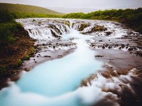 Bruarfoss Waterfall in Icel 4K 5K