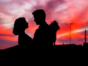 Couple Evening Silhouette