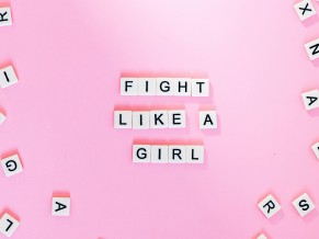 Fight Like a Girl Quote 4K 5K