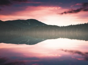 Sunset Lake Reflections 1