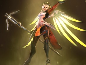 Mercy Guardian Angel Overwatch 5K