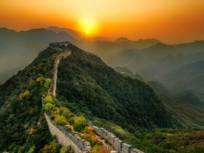 Great Wall of China Sunset 5K