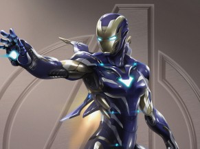 Pepper Potts Iron Man Armor 4K