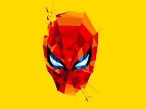 Spider Man Lowpoly Splash Art