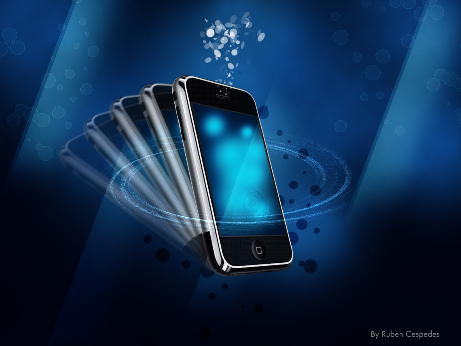 Unduh 51 Iphone Wallpaper Original Blue Gambar Terbaik - Posts.id