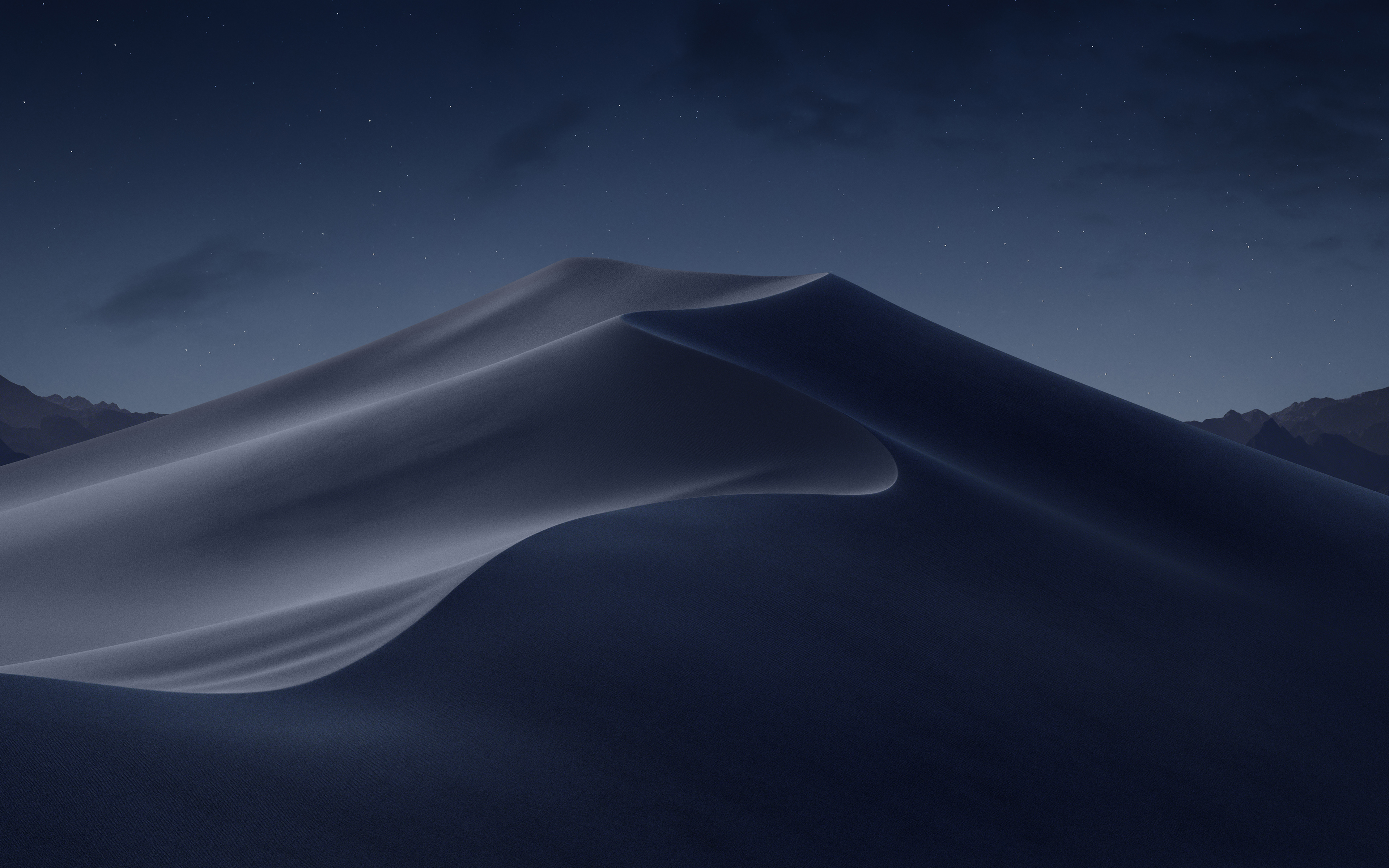 macOS Mojave Night Desert 5K Wallpapers | Wallpapers HD3840 x 2400